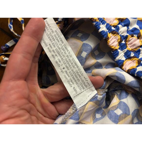 Zara Geometric Print Tiered Maxi Skirt - Picture 6 of 8